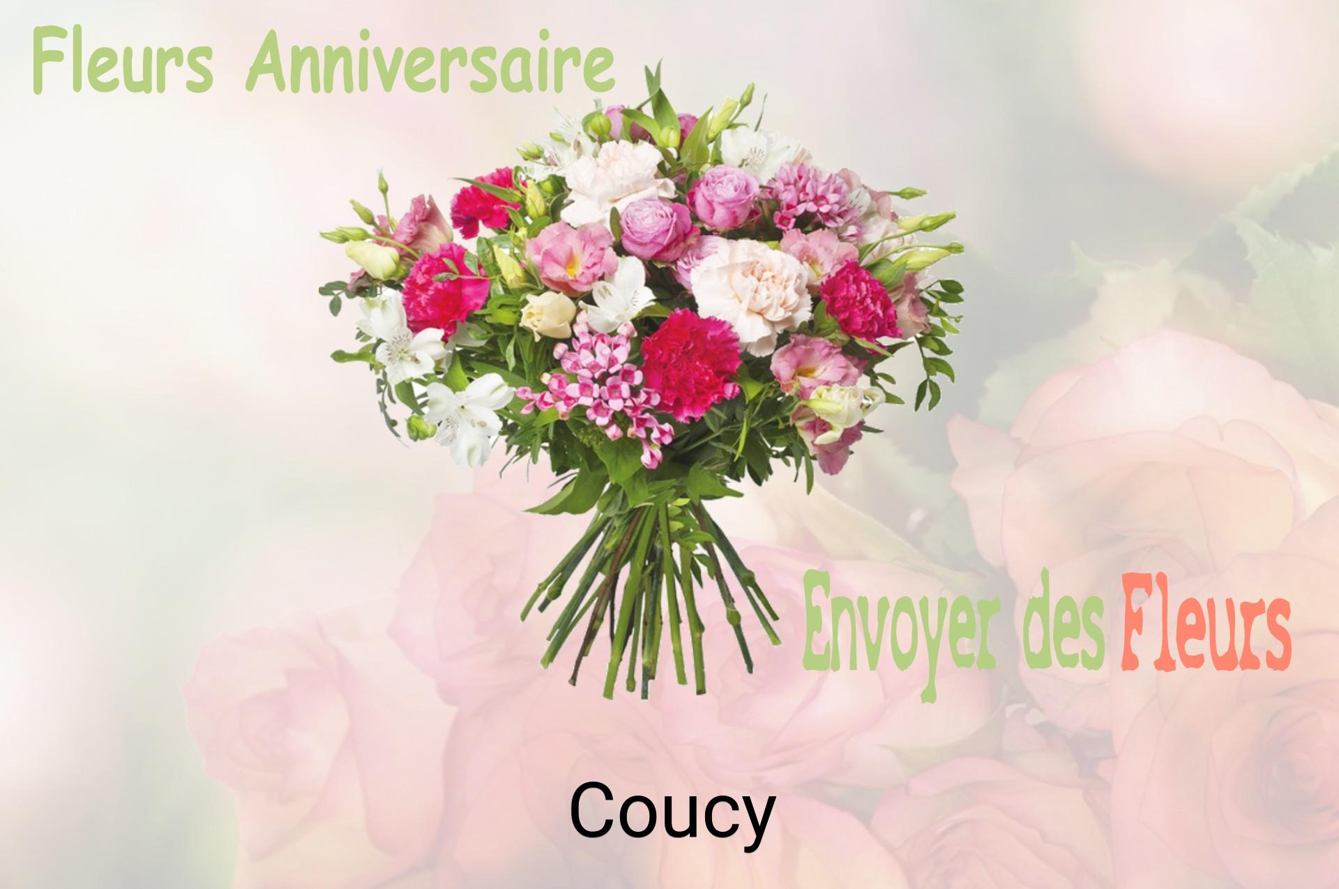 Bouquet de fleurs d’anniversaire livré à Coucy